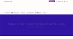 Desktop Screenshot of marionwomenshealthcenter.com